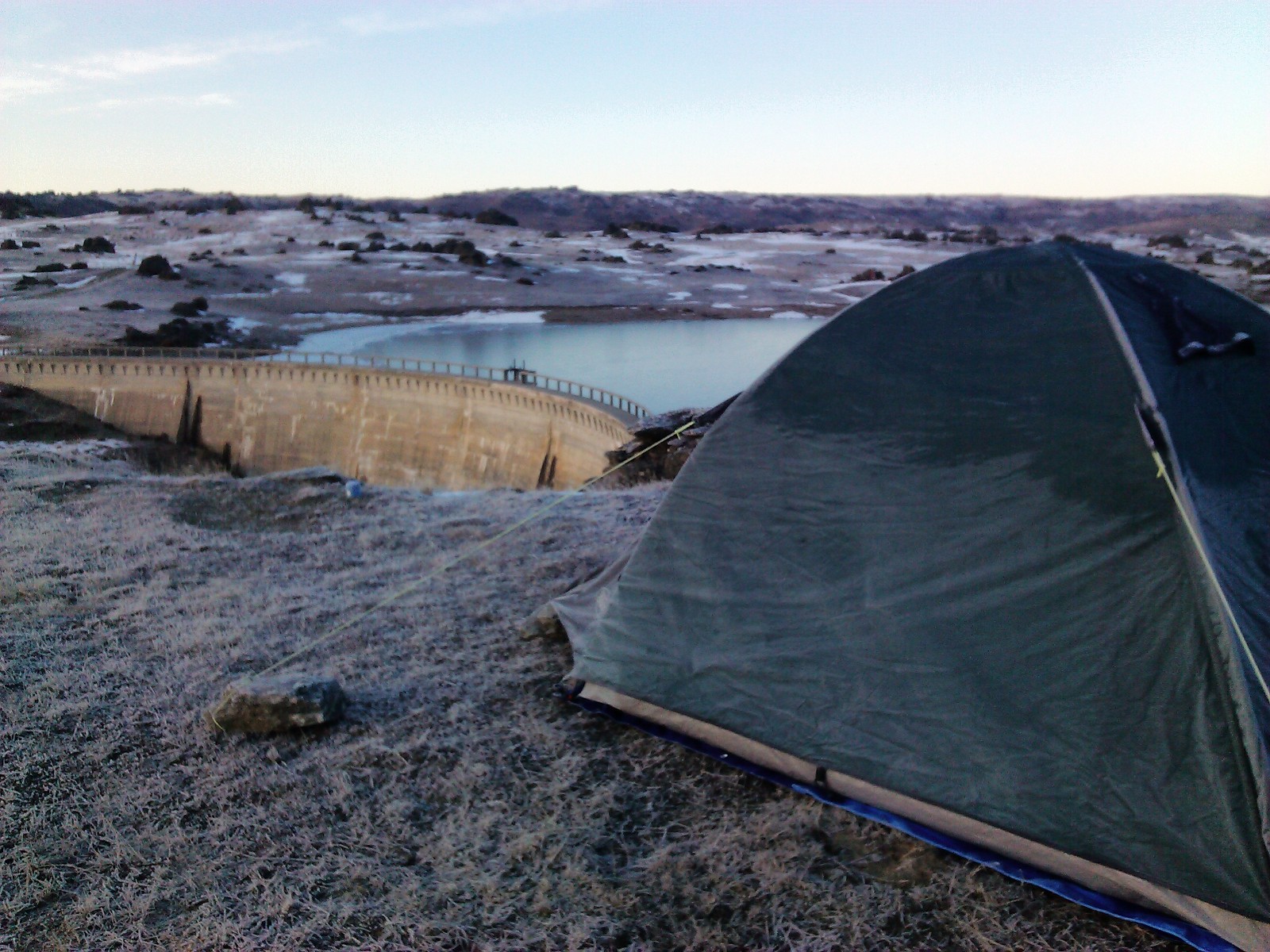 Camping at Poolburn reservoir